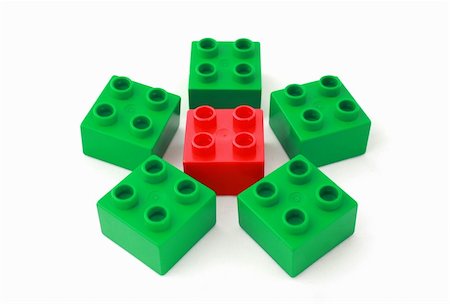 Red and Green Building Blocks to be used for Christmas Business Ideas Stock Photo - Budget Royalty-Free & Subscription, Code: 400-04480459