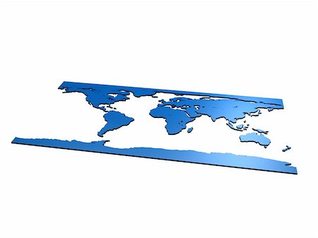 simsearch:400-05052137,k - 3d rendered illustration of an earth map Photographie de stock - Aubaine LD & Abonnement, Code: 400-04482317