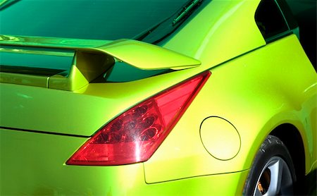 Close-up image of a sport car Stock Photo - Budget Royalty-Free & Subscription, Code: 400-04482572
