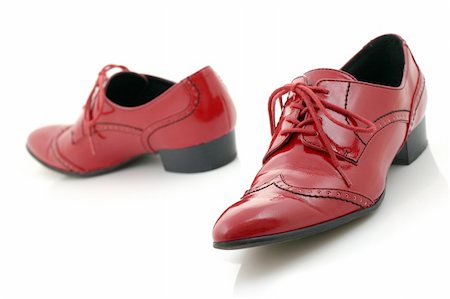 simsearch:400-06070695,k - Red shoes Foto de stock - Super Valor sin royalties y Suscripción, Código: 400-04483005