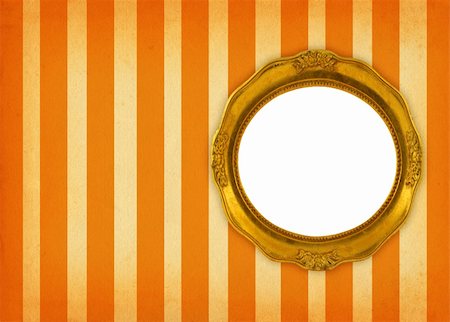 simsearch:400-07332295,k - hollow gilded circular frame on retro background Stock Photo - Budget Royalty-Free & Subscription, Code: 400-04498239