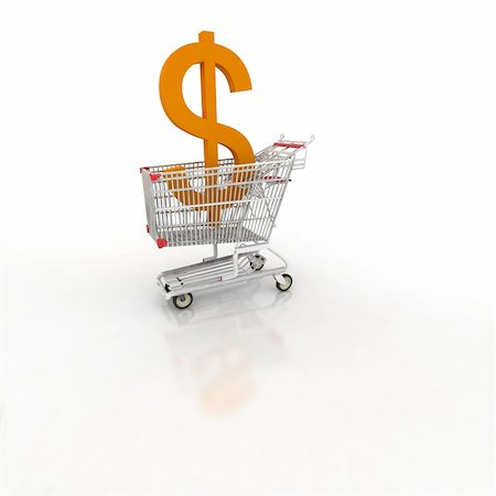 basket for e-commerce or online shopping Stock Photo - Budget Royalty-Free & Subscription, Code: 400-04499576