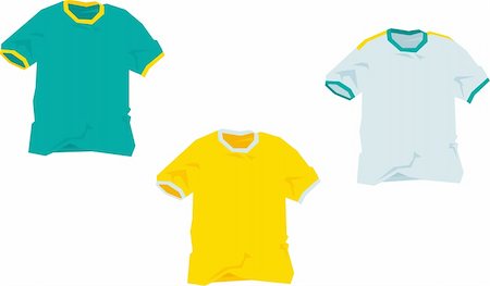 variations of a blank tee Stock Photo - Budget Royalty-Free & Subscription, Code: 400-04499689