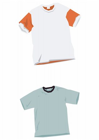 variations of a blank tee Stock Photo - Budget Royalty-Free & Subscription, Code: 400-04499710