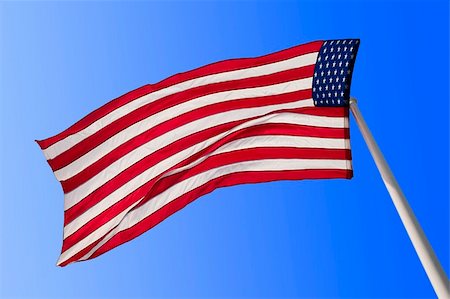 simsearch:400-06086537,k - american flag waving in the wind Stock Photo - Budget Royalty-Free & Subscription, Code: 400-04499799