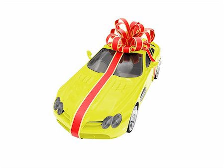 simsearch:400-05034481,k - isolated gift car on a white background Stock Photo - Budget Royalty-Free & Subscription, Code: 400-04491008