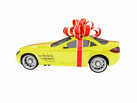 simsearch:400-05034481,k - isolated gift car on a white background Stock Photo - Budget Royalty-Free & Subscription, Code: 400-04491009