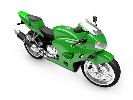 simsearch:400-05017762,k - isolated motorcycle on a white background Stock Photo - Budget Royalty-Free & Subscription, Code: 400-04491015