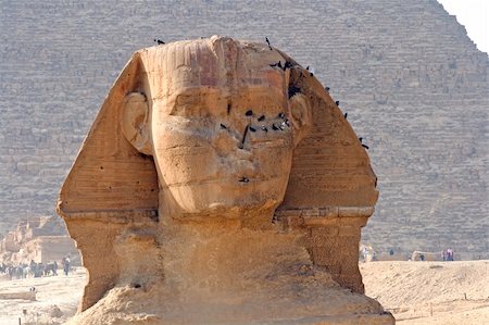 simsearch:400-04652920,k - The Great Sphinx of Giza near Cairo, Egypt. Photographie de stock - Aubaine LD & Abonnement, Code: 400-04493189