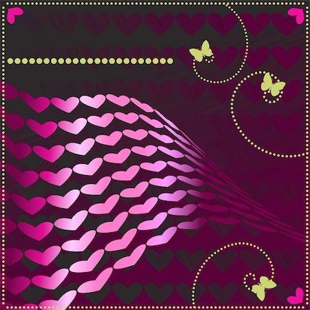 Vector - Metallic heart shaped symbol with floral and nature background. Concept: Romance Stock Photo - Budget Royalty-Free & Subscription, Code: 400-04493250