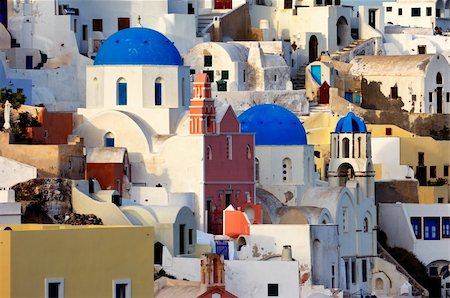 simsearch:400-05712981,k - Image shows the village of Oia by day, on the beautiful island of Santorini, Greece Stock Photo - Budget Royalty-Free & Subscription, Code: 400-04507882