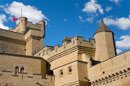 Towers of Olite's castle in Navarra (Spain) Stock Photo - Budget Royalty-Free & Subscription, Code: 400-04501728