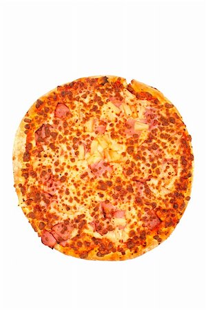 simsearch:400-04479187,k - Tasty Italian pizza, isolated on white background Stock Photo - Budget Royalty-Free & Subscription, Code: 400-04502767