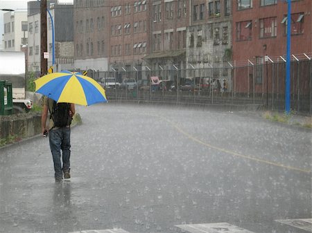 rainy day sad - Walking in the rain Stock Photo - Budget Royalty-Free & Subscription, Code: 400-04515655