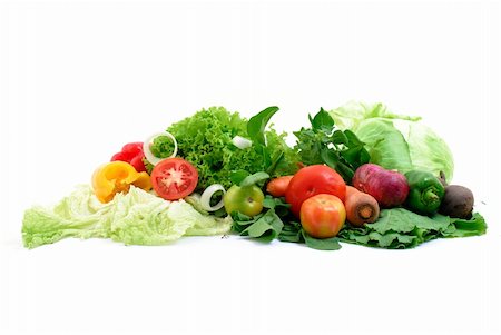 sechium edule - Fresh Vegetables Varieties on white background . Stock Photo - Budget Royalty-Free & Subscription, Code: 400-04515815