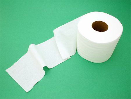 simsearch:400-05303863,k - roll of toilet paper over a green surface Stock Photo - Budget Royalty-Free & Subscription, Code: 400-04515904