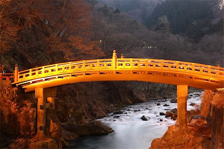 river in honshu - Sacred Bridge of Nikko is one of the landmarks of Nikko, Japan -- a  city 2 hours by train from Tokyo where the most famous shogun of Japan is buried, Tokugawa Ieasu. Nikko is named UNESCO World Heritage Stock Photo - Budget Royalty-Free & Subscription, Code: 400-04516651