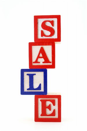 simsearch:600-02346205,k - alphabet wood blocks forming the word sale Stock Photo - Budget Royalty-Free & Subscription, Code: 400-04519290