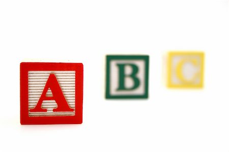 simsearch:600-02346205,k - three wood alphabet blocks with the letters a b and c Stock Photo - Budget Royalty-Free & Subscription, Code: 400-04519732