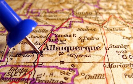 Albuquerque, New Mexico, the way we looked at it in 1949 Photographie de stock - Aubaine LD & Abonnement, Code: 400-04510738