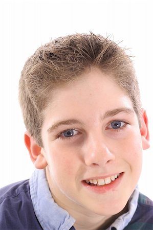 pre-teen boy models - adolescent headshot Photographie de stock - Aubaine LD & Abonnement, Code: 400-04510919