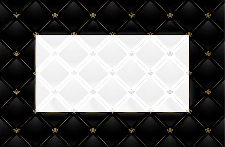 simsearch:400-05077687,k - Vector illustration of black leather background with white and silver copy-space Stock Photo - Budget Royalty-Free & Subscription, Code: 400-04525484