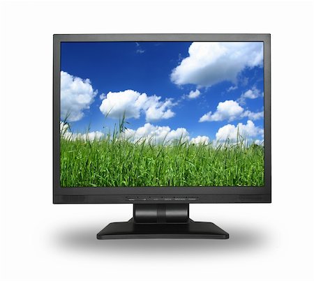 simsearch:400-03991406,k - LCD screen with idyllic summer field, photo inside is my property, Stock Photo - Budget Royalty-Free & Subscription, Code: 400-04525839