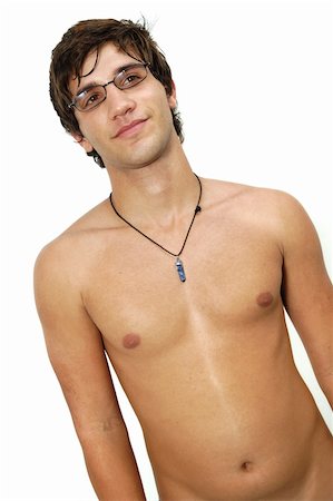 rgbspace - Portrait of young hispanic teen model with eye glasses Photographie de stock - Aubaine LD & Abonnement, Code: 400-04528079