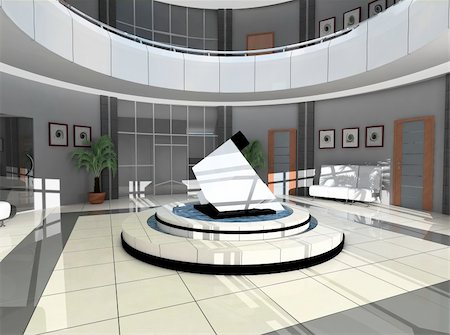 simsearch:400-04306219,k - Sculpture in a hall of hotel Stock Photo - Budget Royalty-Free & Subscription, Code: 400-04529205