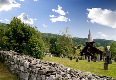 simsearch:400-04015133,k - A stavechurch - stavkirke - in Norway. Stock Photo - Budget Royalty-Free & Subscription, Code: 400-04520280