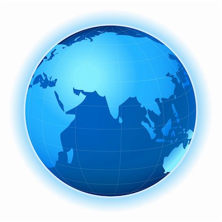 simsearch:400-05052137,k - planet earth map; illustration Photographie de stock - Aubaine LD & Abonnement, Code: 400-04520343