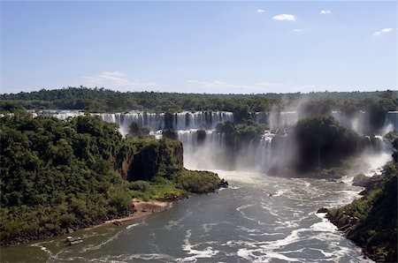 Argentina side of Iguazu Falls in South America Stock Photo - Budget Royalty-Free & Subscription, Code: 400-04521974