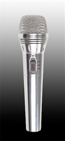 simsearch:695-05779519,k - Modern wireless microphone isolated with clipping path Photographie de stock - Aubaine LD & Abonnement, Code: 400-04523018