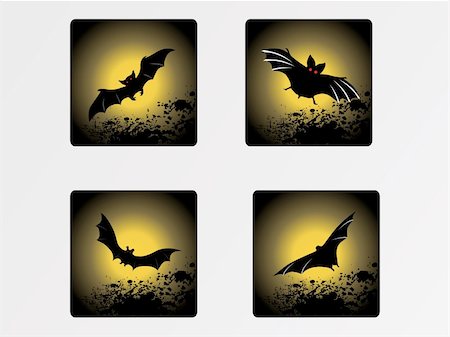 simsearch:400-05254177,k - halloween icons set_5, vector wallpaper Stock Photo - Budget Royalty-Free & Subscription, Code: 400-04535978