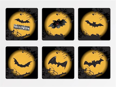 simsearch:400-05254177,k - halloween icons set_8, vector wallpaper Stock Photo - Budget Royalty-Free & Subscription, Code: 400-04535980
