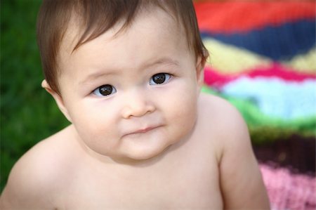 simsearch:400-04594888,k - close-up portrait of adorable baby boy (shallow DoF) Stock Photo - Budget Royalty-Free & Subscription, Code: 400-04537084
