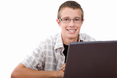 simsearch:400-04704759,k - happy teenager learning at home Stock Photo - Budget Royalty-Free & Subscription, Code: 400-04537585