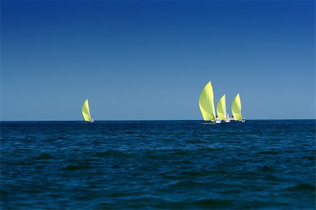 simsearch:400-05124606,k - sailing yachts with spinnakers Stock Photo - Budget Royalty-Free & Subscription, Code: 400-04537823