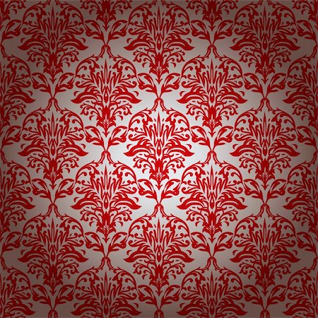 simsearch:400-05264188,k - red and silver repeating wallpaper design with gradient effect Foto de stock - Super Valor sin royalties y Suscripción, Código: 400-04538203