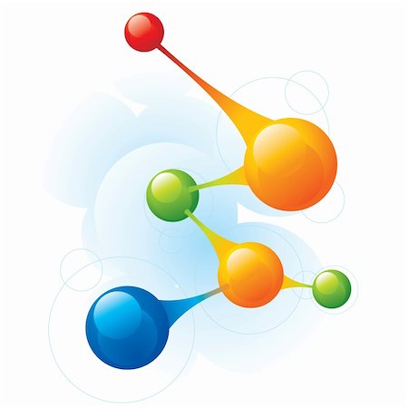 physics icons - Molecule Stock Photo - Budget Royalty-Free & Subscription, Code: 400-04538228