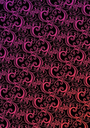 simsearch:400-05077687,k - Vector stylish pink and black wallpaper Stock Photo - Budget Royalty-Free & Subscription, Code: 400-04546867