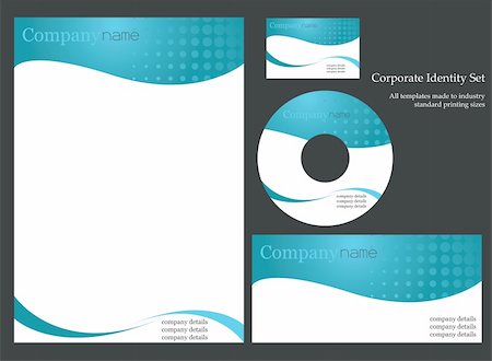 Corporate identity template.  More business stationary in my portfolio. Stock Photo - Budget Royalty-Free & Subscription, Code: 400-04541662