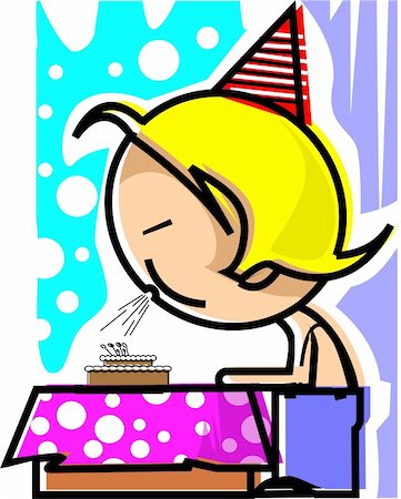 simsearch:400-04764403,k - Illustration of a man smelling a cake Stock Photo - Budget Royalty-Free & Subscription, Code: 400-04541885