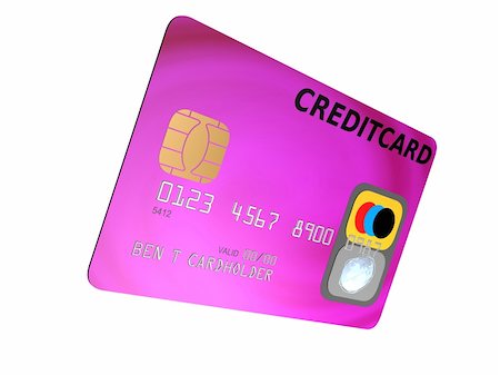 simsearch:400-05670021,k - 3d rendered illustration of a credit card Stock Photo - Budget Royalty-Free & Subscription, Code: 400-04542523