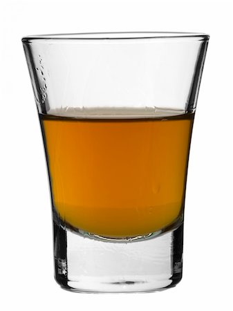 simsearch:400-04558755,k - A shot of whisky on white background Stock Photo - Budget Royalty-Free & Subscription, Code: 400-04558753