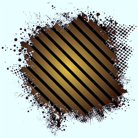 simsearch:400-04594310,k - Abstract stripped golden background with half tone dot Photographie de stock - Aubaine LD & Abonnement, Code: 400-04559634