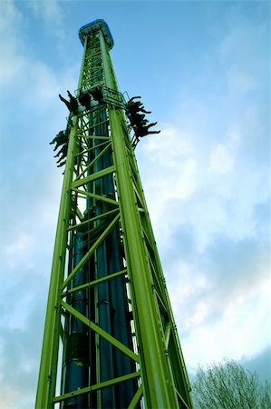 prater - People experimenting strong sensations at Prater amusement park, Vienna Stock Photo - Budget Royalty-Free & Subscription, Code: 400-04564462