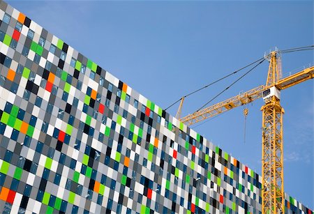 Building a glass construction in The Uithof, Utrecht Stock Photo - Budget Royalty-Free & Subscription, Code: 400-04565104