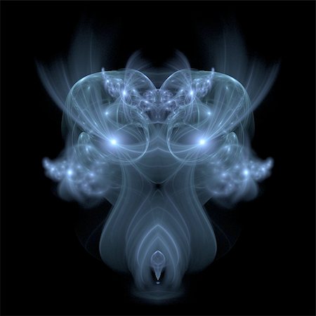 High resolution flame fractal resembling a female alien or whatever else you want to see into it ;-) Stock Photo - Budget Royalty-Free & Subscription, Code: 400-04565454