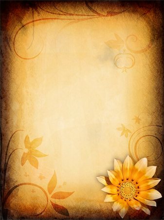 simsearch:400-06076415,k - Floral vintage design card Stock Photo - Budget Royalty-Free & Subscription, Code: 400-04566574